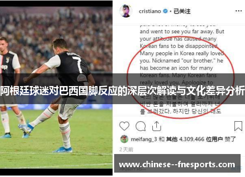 阿根廷球迷对巴西国脚反应的深层次解读与文化差异分析